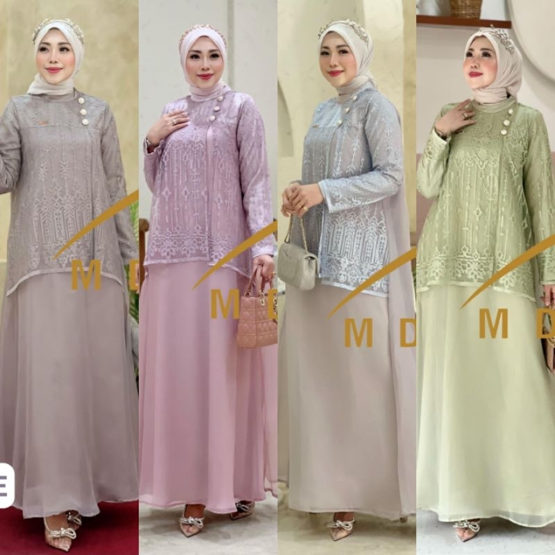 Gamis MDLY Nabeela Dress ORIGINAL 3003