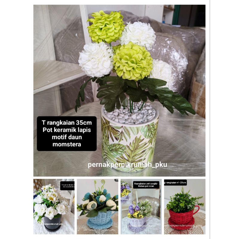 Rangkaian Bunga Hias | Bunga Meja Tamu