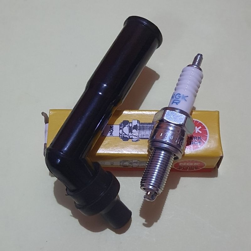 CANGKLONG COP TUTUP BUSI + BUSI NGK VESPA MATIC 3V 150 CC SPRINT PRIMAVERA LX S