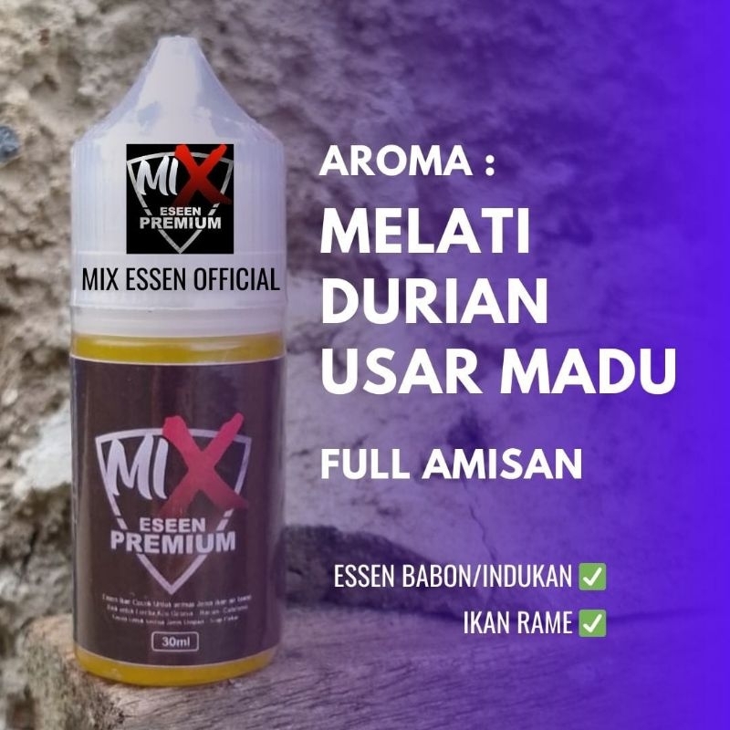 Essen Ikan Babon/Indukan dan Ikan Rame/Mix Essen Aroma Melati Durian Usar Madu/Essen Jitu Kualitas P
