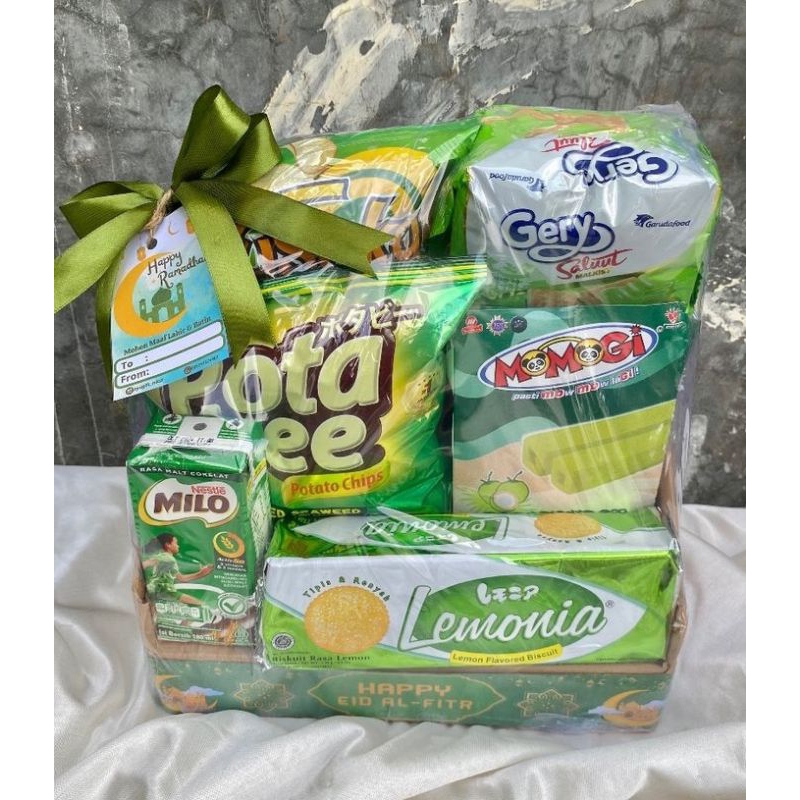 

BEIN'S-PARCEL LEBARAN 2024 ELITE SNACK DAN MINUMAN PLUS TATAKAN MEWAH/PARCEL SNACK DAN MAKANAN/PARCEL HARI RAYA IDUL FITRI