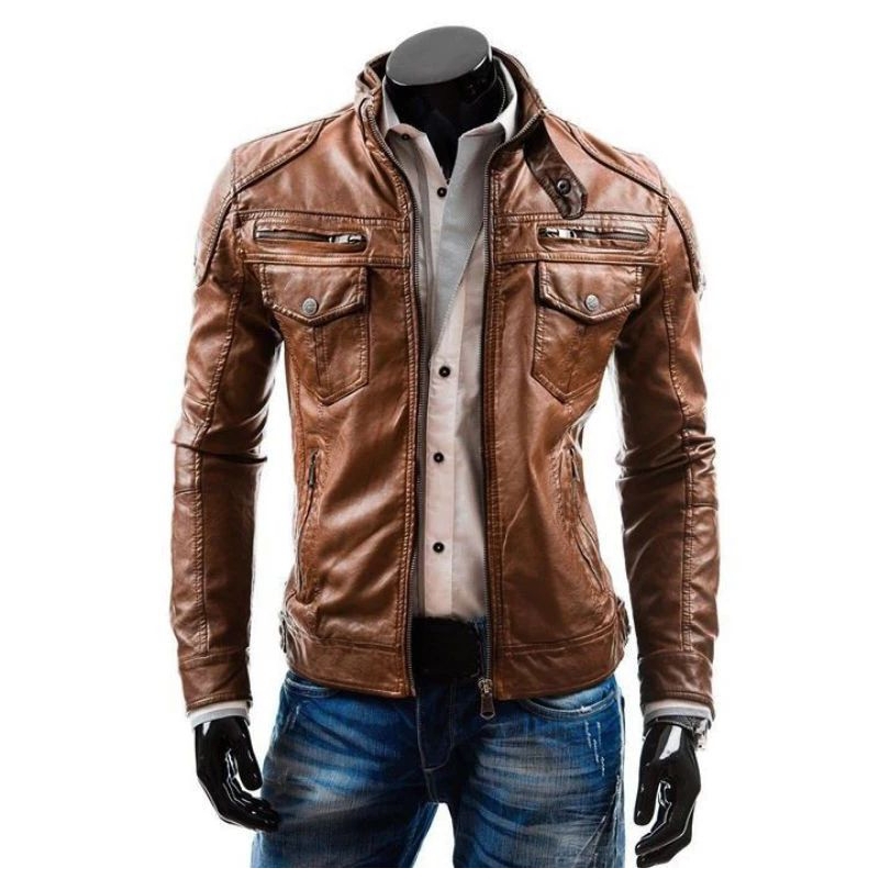 JAKET KULIT ASLI (BONUS DOMPET KULIT)| JAKET KULIT PRIA | JAKET KULIT ASLI ORIGINAL PREMIUM | JAKET 