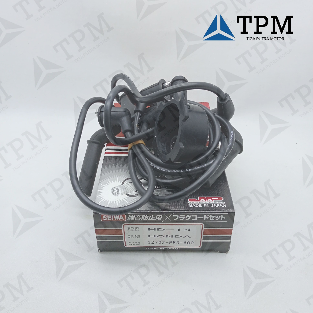 KABEL BUSI HONDA CIVIC WONDER 32722-PE3-600 SEIWA JAPAN
