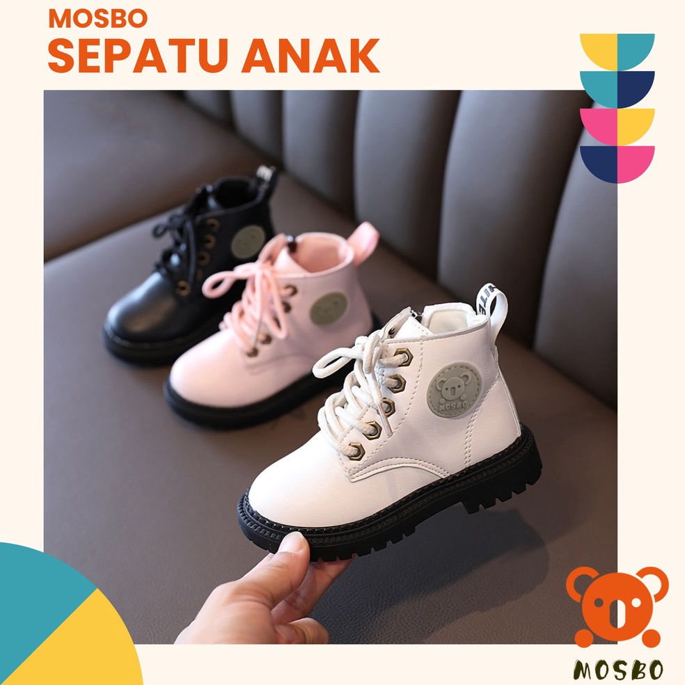 Terbatas MOSBO BOOTS 9996 Sepatu Boots Anak sepatu sneaker Anak Perempuan Sekolah 15 Tahun Import