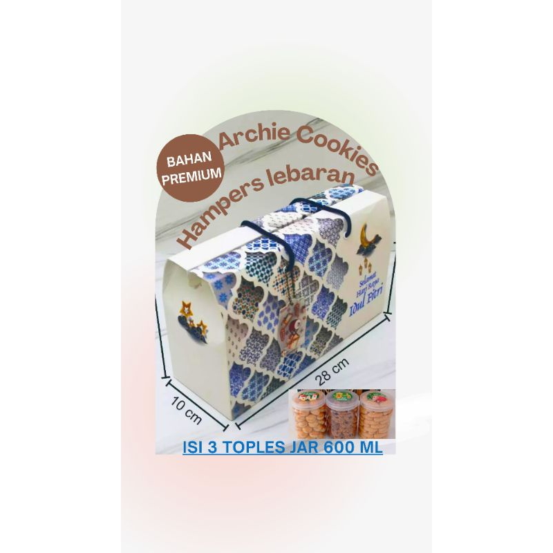 

Hampers Kue Kering Blue Band isi 3 Jar 600ML