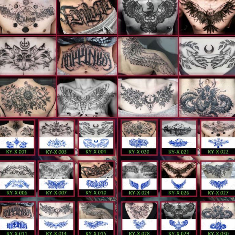 Diskon Gede Tato dada tahan lama semi permanent