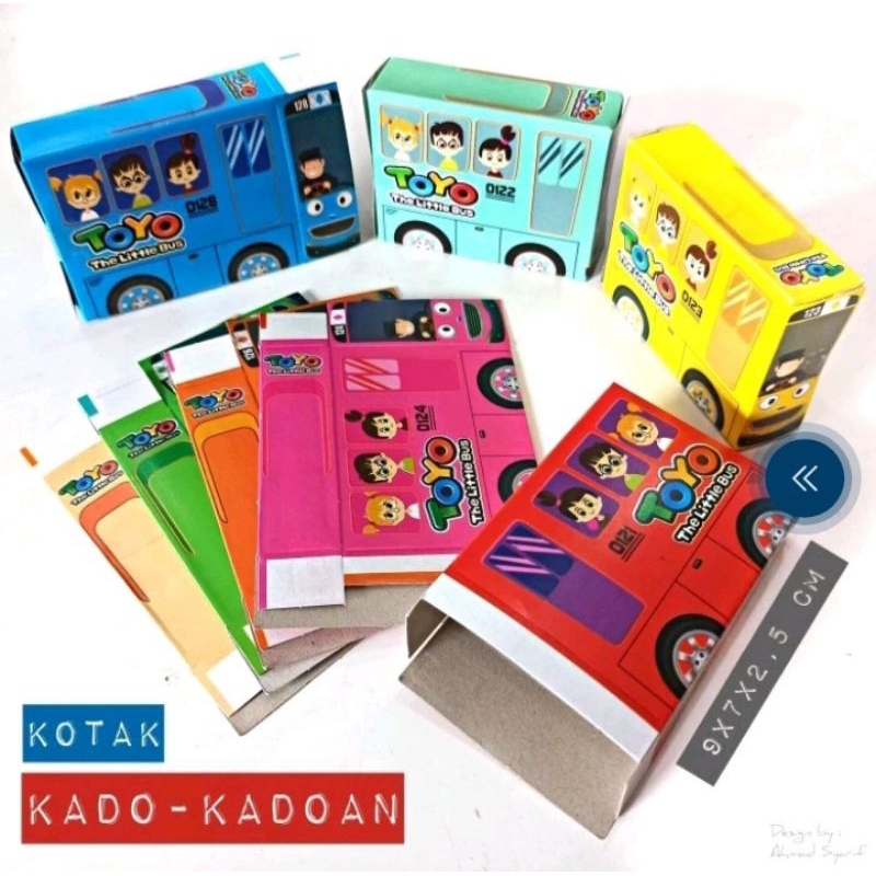 

KOTAK KADO KADOAN TAYO/KERTAS KADO KOSONG ISI 50 PCS