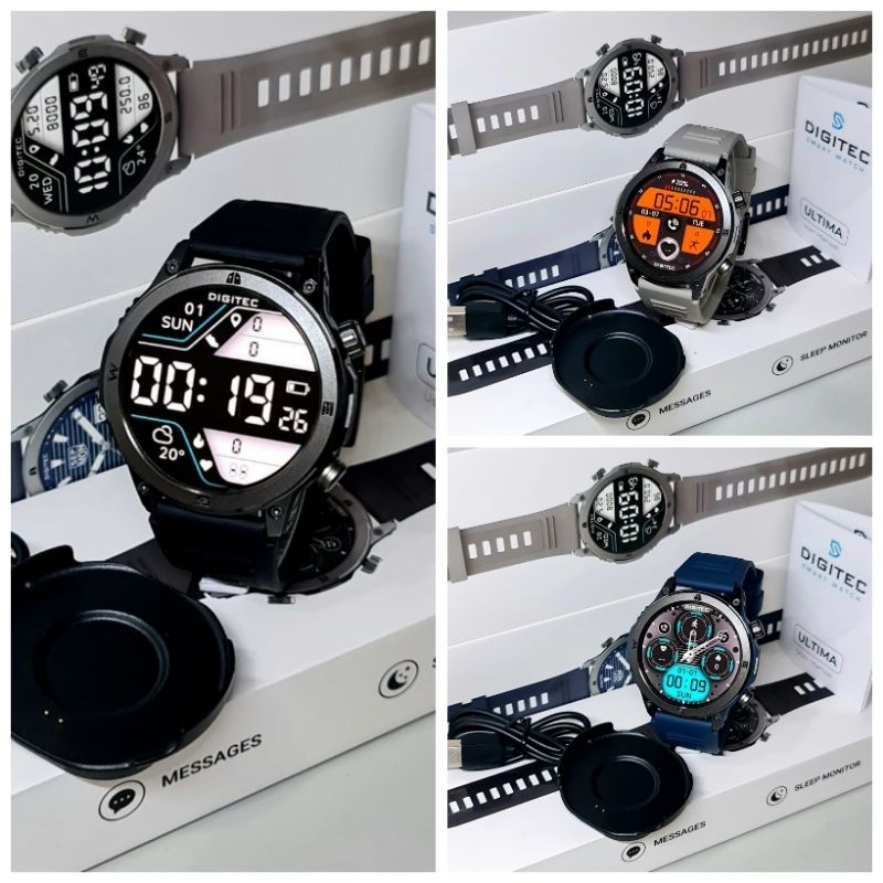 JAM TANGAN DIGITEC SMART WATCH ULTIMA ORIGINAL NEW DIGITEC
