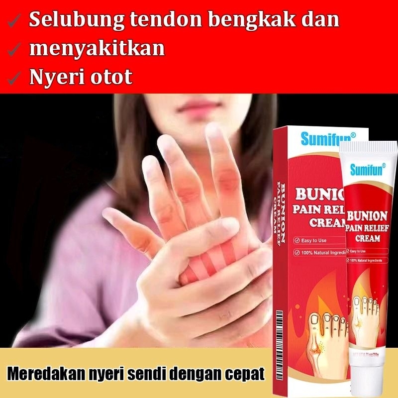 Ramuan Tiongkok Asli Bunion Pain Relief Cream Krim Pereda Nyeri Bunion Cream Pereda Sakit Nyeri Send