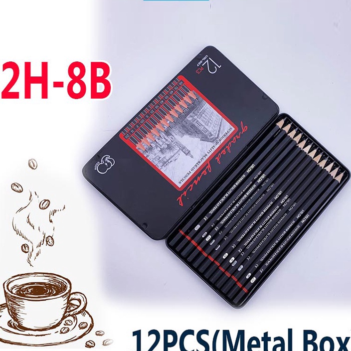 

Free Ongkir 12 pcs Pensil gambar sketsa set lengkap 2H H F B HB 2B 3B 4B 5B 6B 7B 8B Charcoal Pensil Set