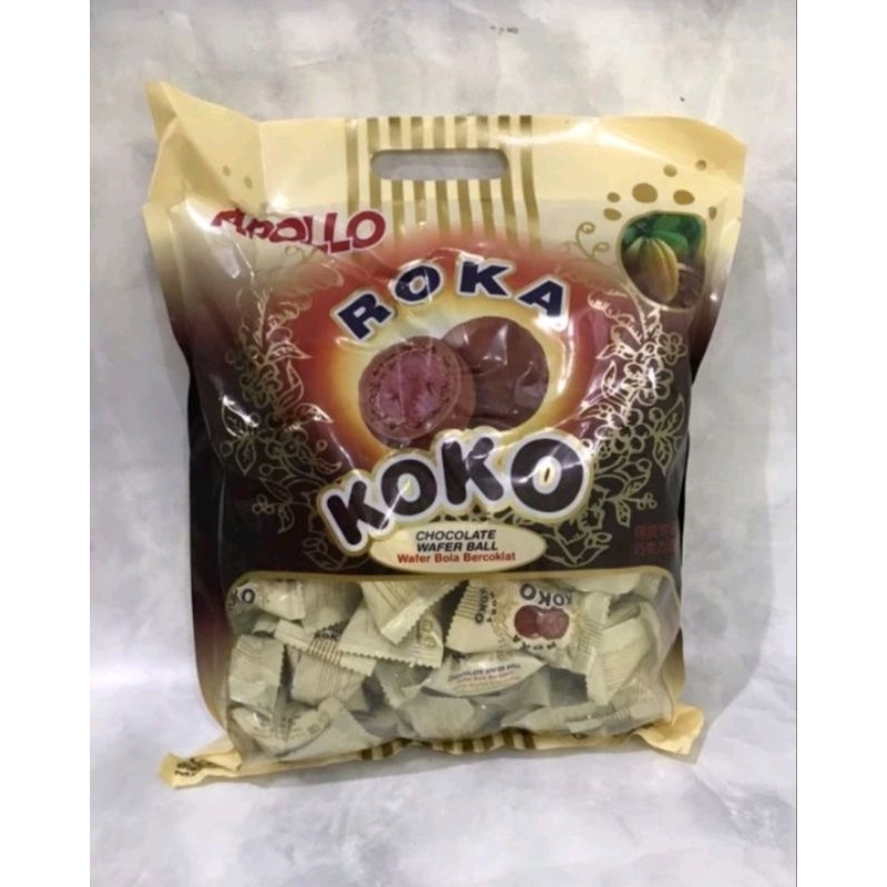 

Apollo Roka Koko Ball Chocolate Ball Koko Apollo Roka Wafer Coklat Bola Chocolate Wafer Ball Roka Koko Apollo Roka no kacang Apollo Roka Malaysia Roka Koko impor