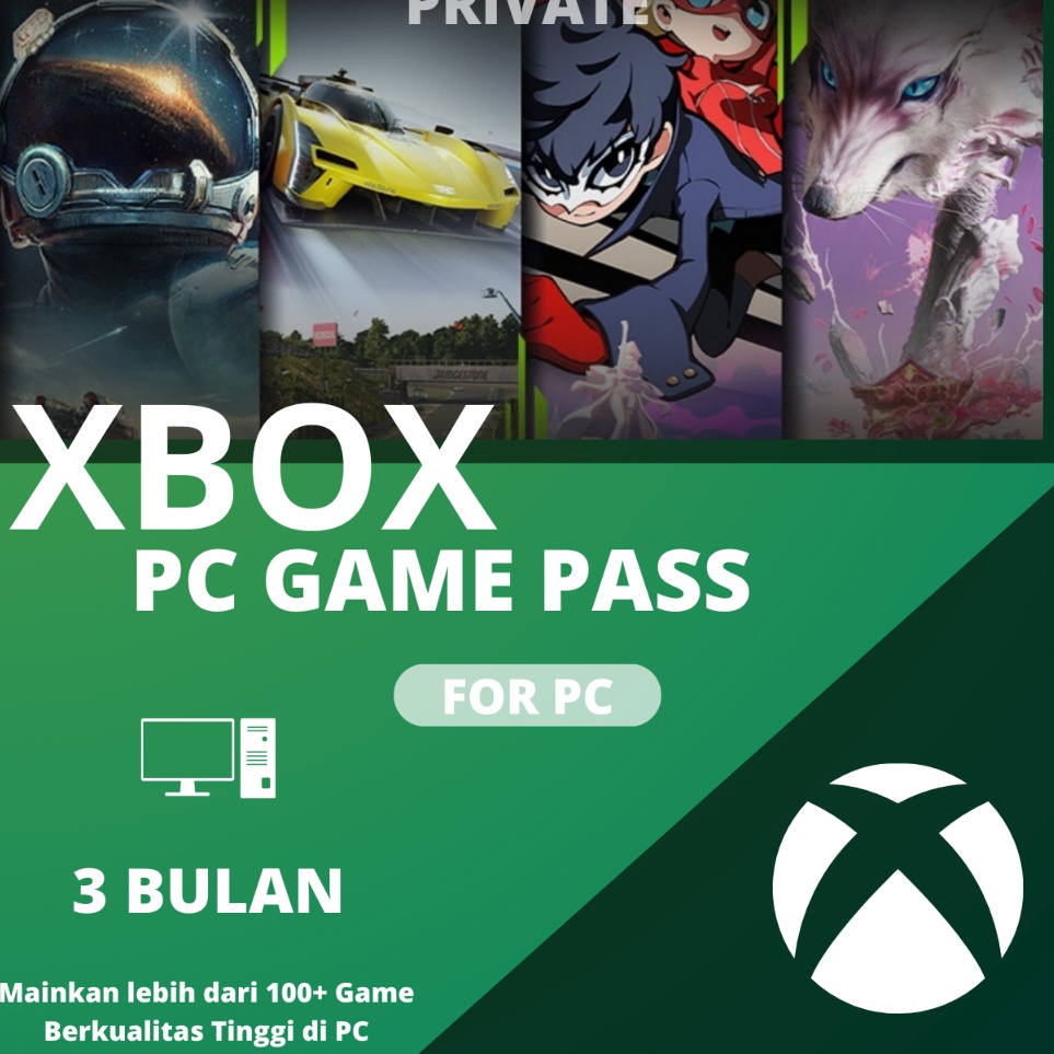 PlR Xbox Game Pass PC 3 Bulan