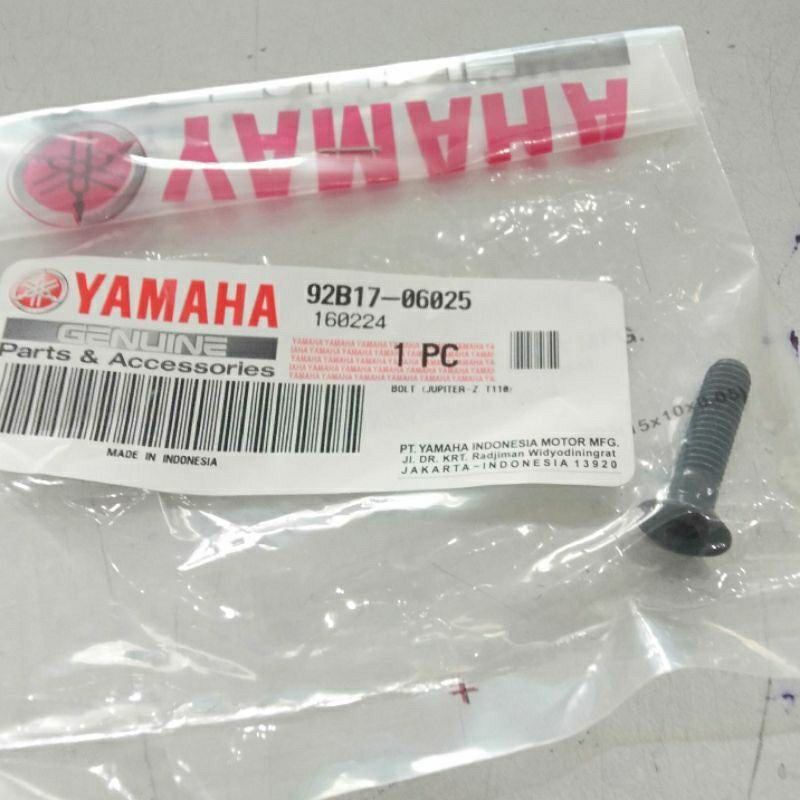 BOLT (JUPITER-Z T110) / BAUT SHIFT CAM / BAUT BINTANG DRUM OPERAN GEAR PERSNELENG - JUPITER Z / VEGA