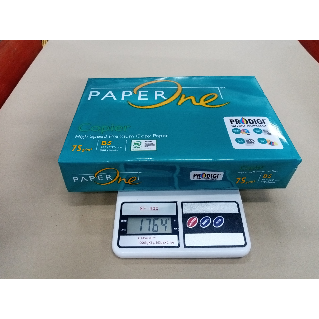 

KERTAS HVS B5 75GR / KERTAS HVS / KERTAS FOTOCOPY / KERTAS B5 75GR / PAPER ONE KERTAS HVS B5 75 GR