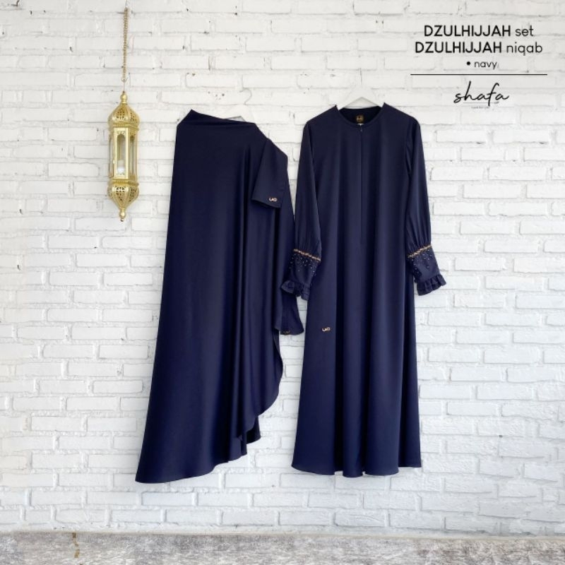 Dzulhijjah Gamis set [Navy] by Safago Shafa Jilbab
