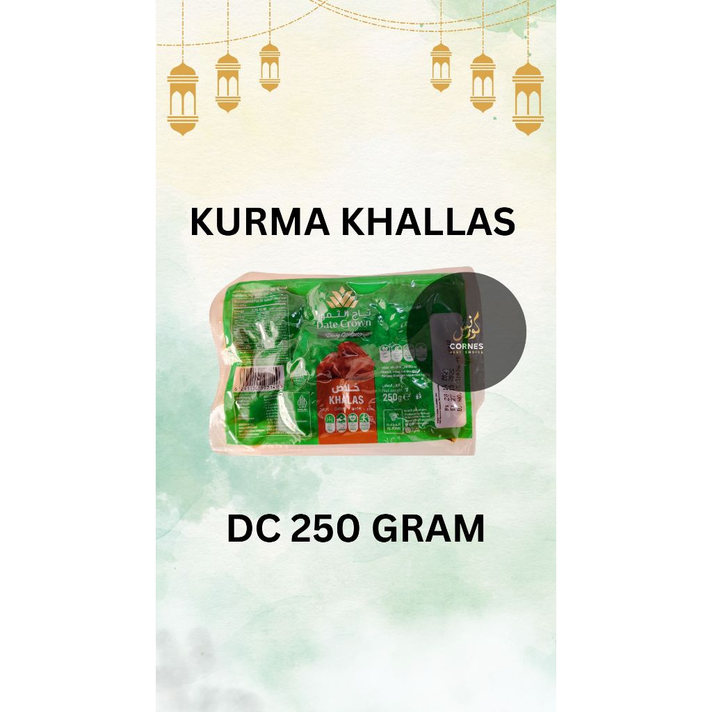 

KURMA KHALLAS DC 250 GRAM