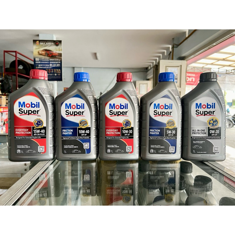 OLI MOBIL SUPER 10W40 / MOBIL SUPER 15W40 / MOBIL SUPER 10W30 / MOBIL SUPER 5W30 / MOBIL SUPER 0W20 