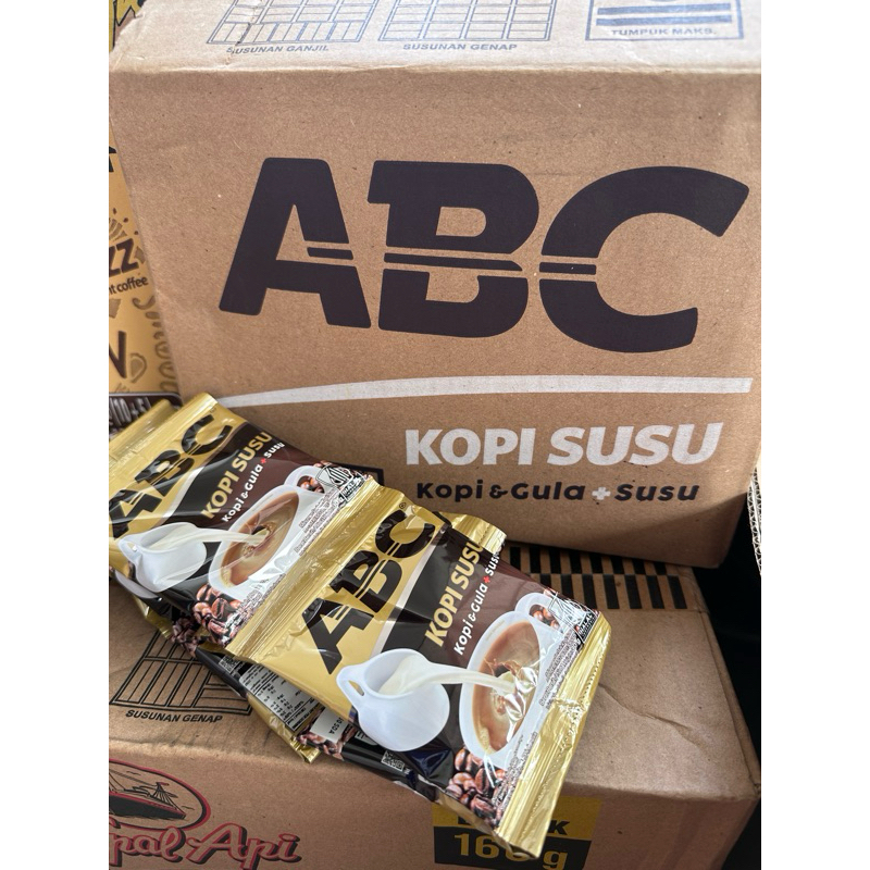 

kopi abc susu renceng 10 sachet