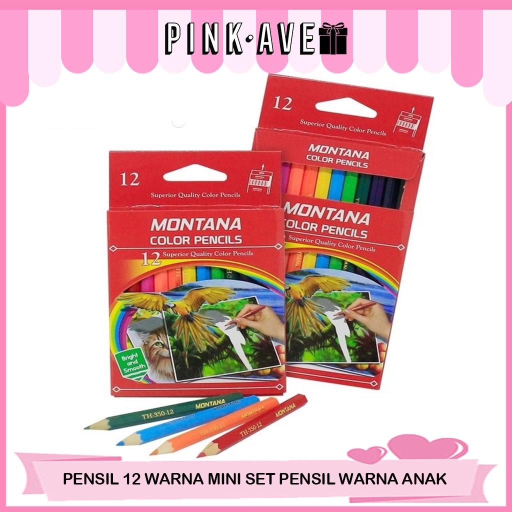 

BISA COD ! Pensil 12 Warna Pendek Mini MY PENCIL / Color Pencil Paper Box Classic / Coloring Set Anak Anak Color Pencil / Pensil Warna Montana / 12 Warna ATK Alat Tulis Kantor