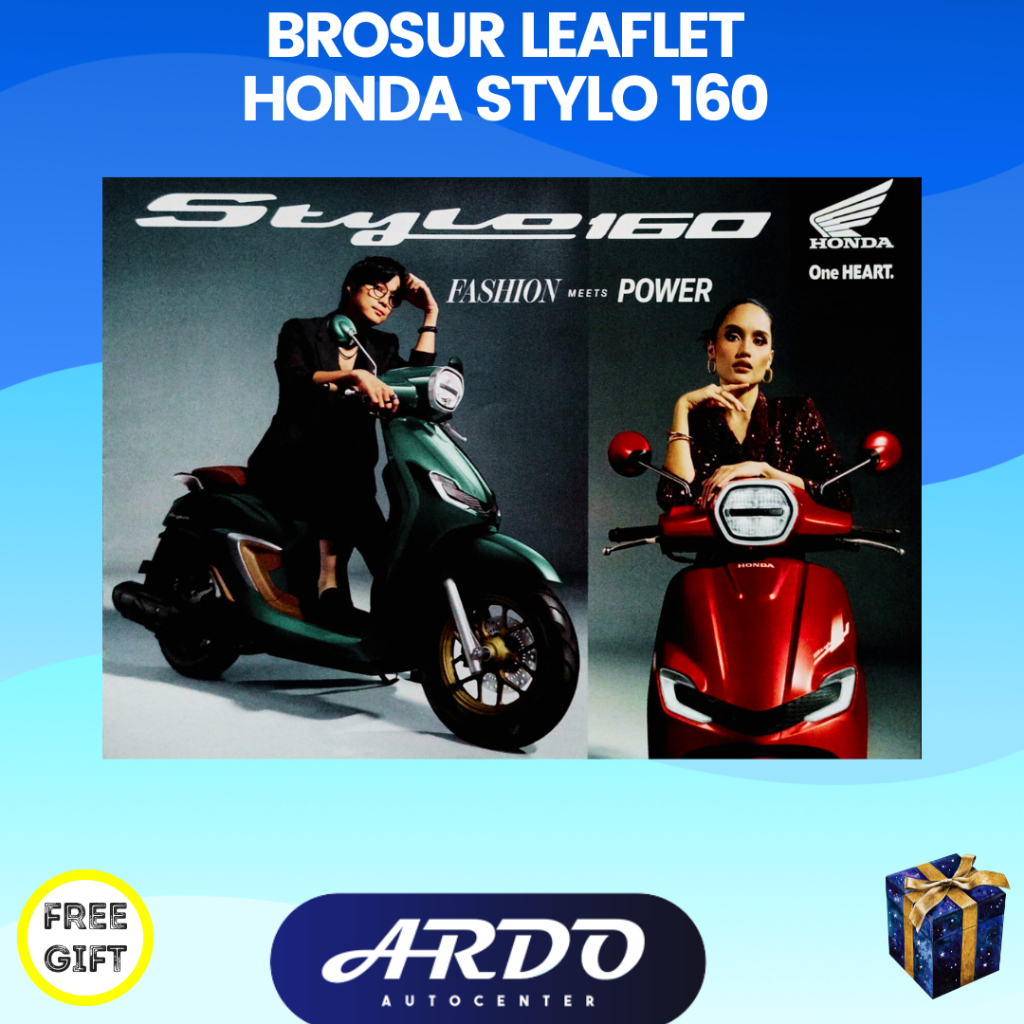 Brosur katalog Motor Honda Stylo 160 leaflet