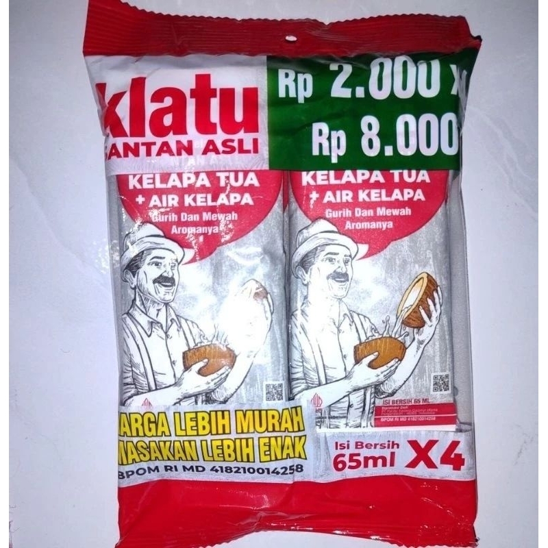 

Santan Klatu 65ml 1 pack (4pcs)