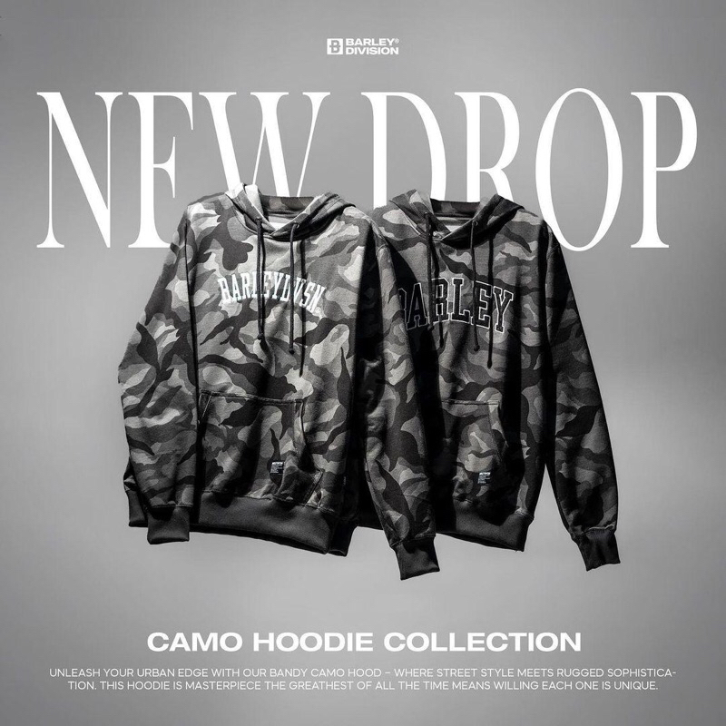 3SECOND CAMO HOODIE COLLECTION