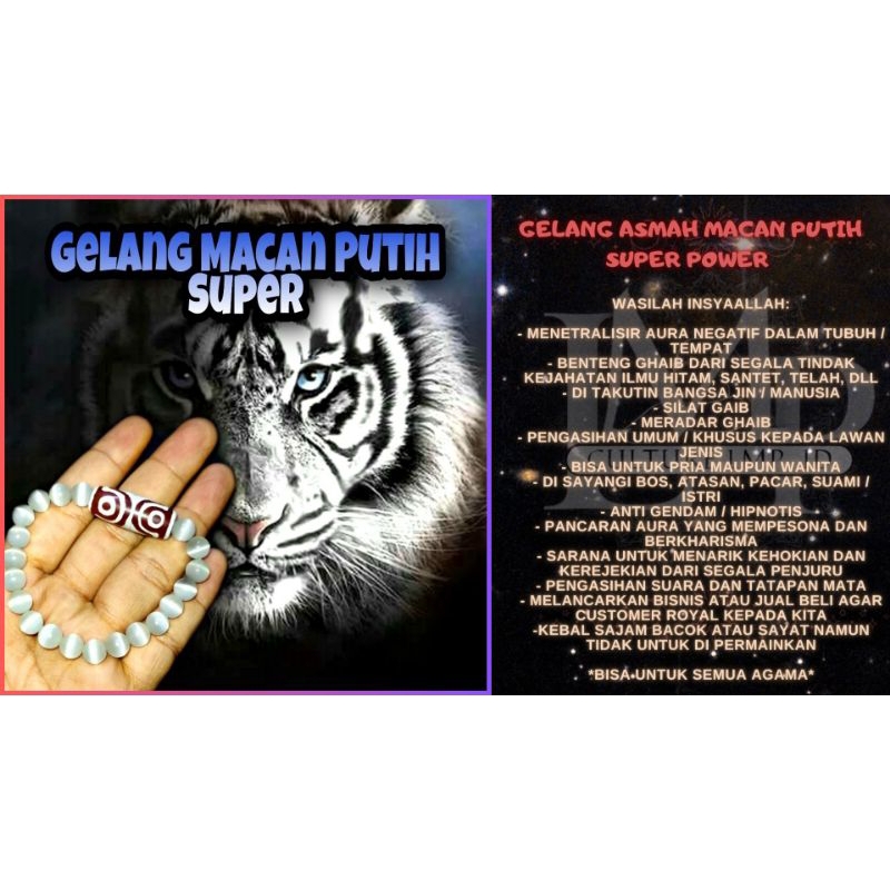Gelang Asma MCN Putih