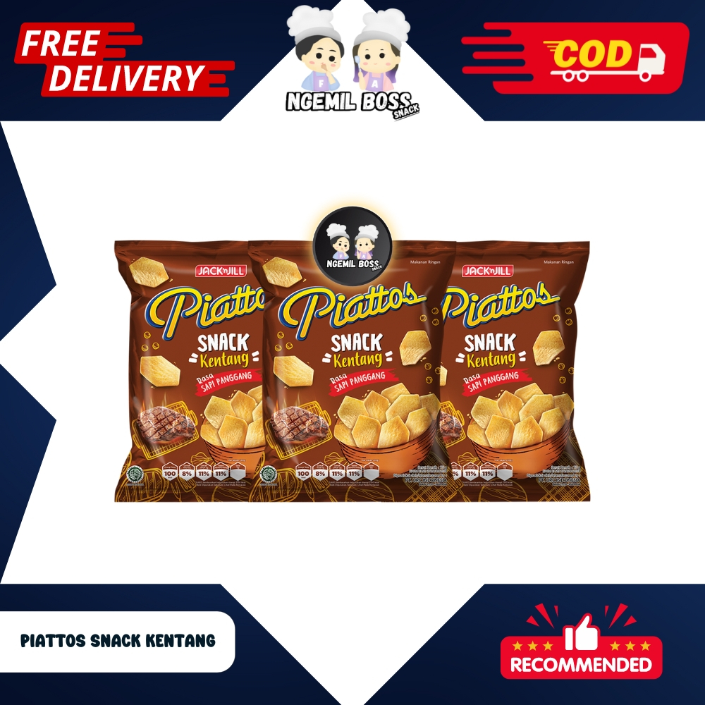 

Piattos Keripik Kentang Sapi Panggang Ecer 1000/2000 Renceng Isi 10 pcs