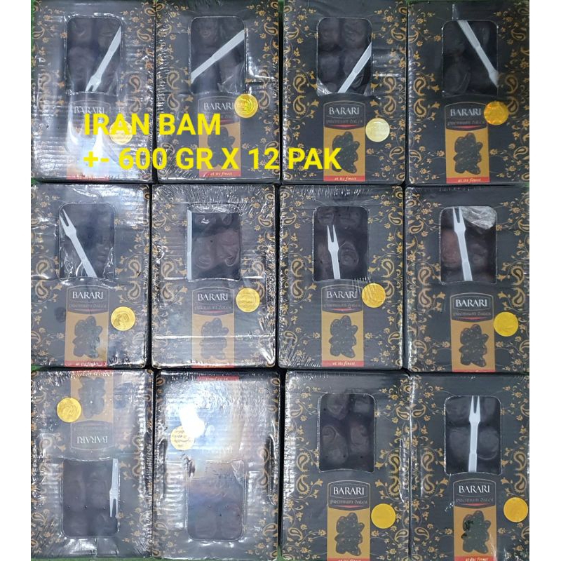 

Kurma Anggur Bam Barari Premium 600g x 12 Pack