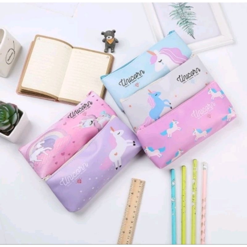 

Tempat Pensil / Kotak Pensil / Pencil Case Unicorn