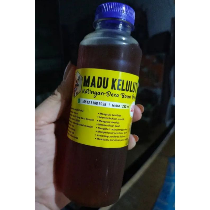 

Madu Kelulut asli kalimantan 250 ml