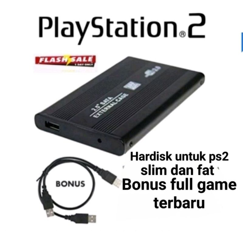 Hardisk external support semua PS2 update bola terbaru