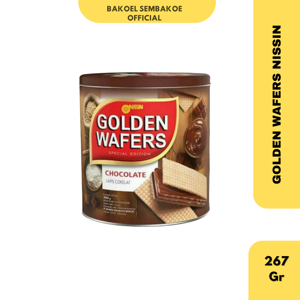 

Nissin Golden Wafer Chocolate Kaleng