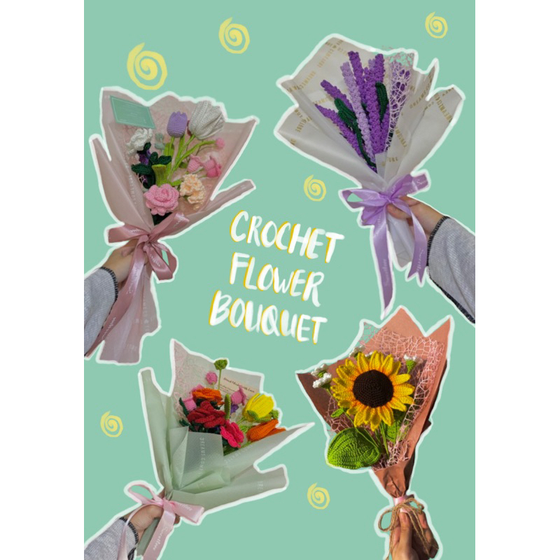 Crochet Flower Bouquet