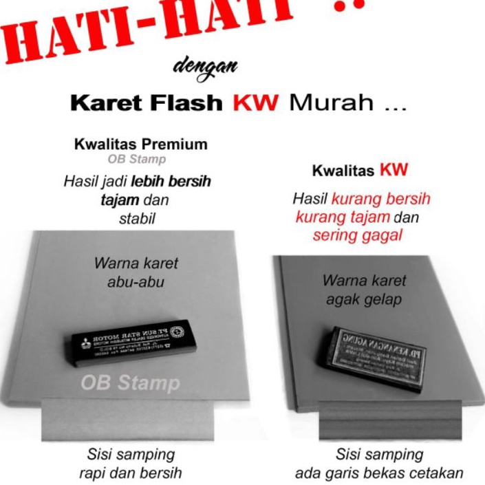 

Penjualan TerbaikCOD Karet Stempel Flash 33cm x 15cm x 7mm