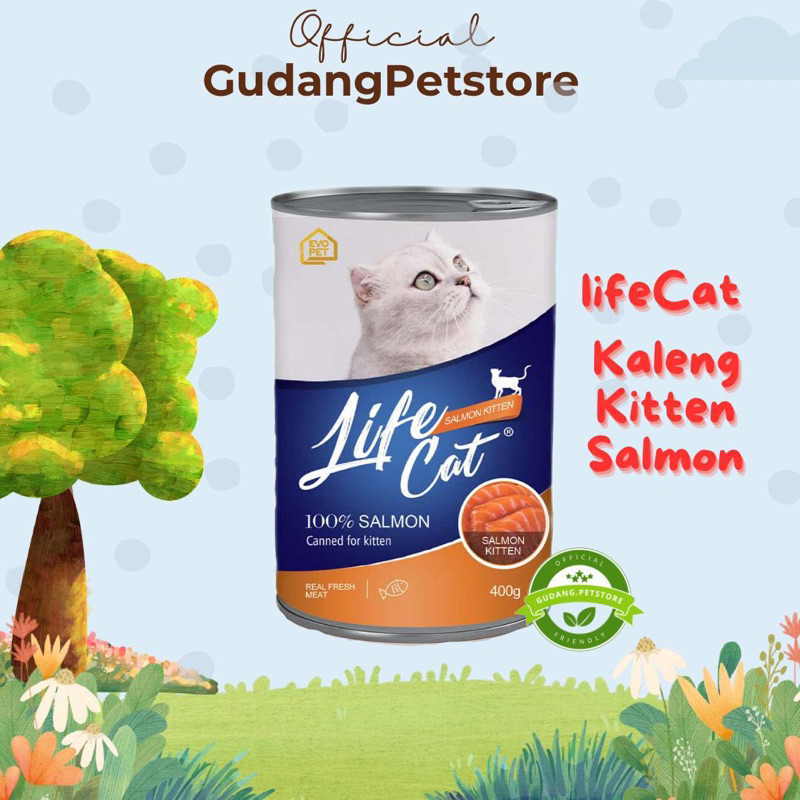 PROMO: LIFE CAT KALENG Adult Kitten 400gr lifecat wet food makanan kucing kaleng basah Image 4
