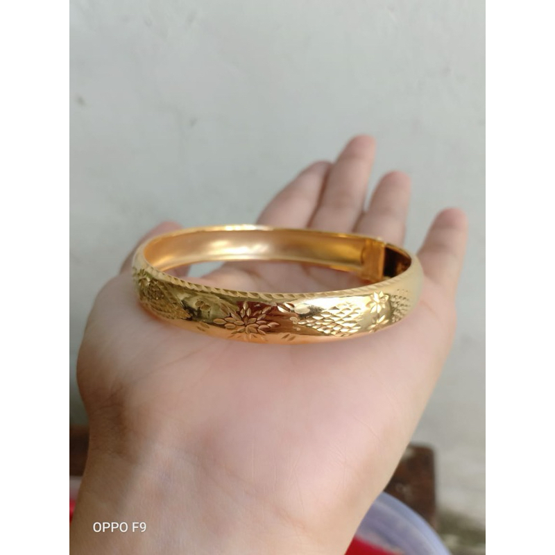 gelang bangkok swasa lapis emas 22k
