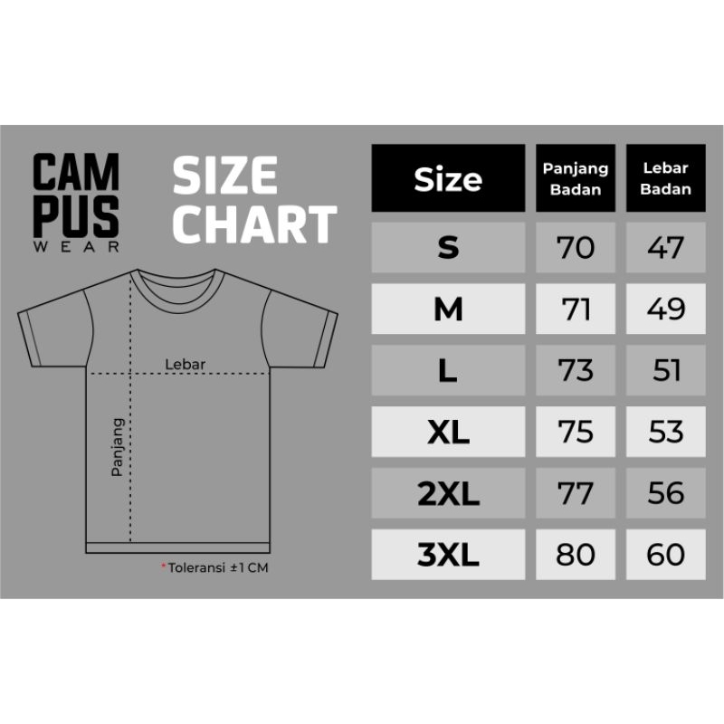 T-shirt Universitas Hasanuddin 1956