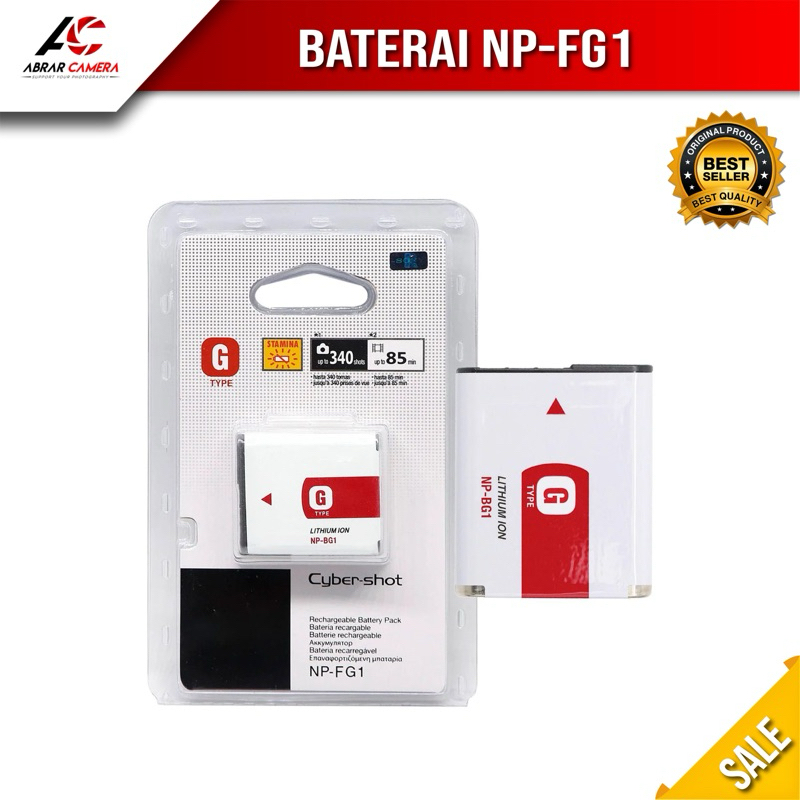 Baterai Sony NP-BG1 for kamera Cyber Shot DSC W30 W50 W70 W100 W170 T100 T200 H3 H7 N3