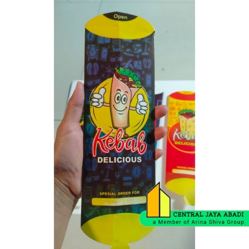 

150 LEMBAR KERTAS KEBAB TARIKAN UKURAN 25 × 10 CM HIGH QUALITY PRODUK TERBARU | KOTAK KEBAB KEKINIAN | DUS KEBAB VIRAL TIKTOK | KEMASAN KEBAB | BOX KEBAB 150 PCS MURAH | TOKO KEBAB OFFICIAL | CENTRAL JAYA ABADI | SHIVACORP 51424
