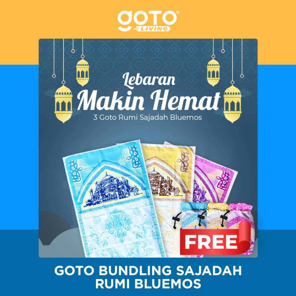 Goto Bundling Sajadah Sholat Travel Sejadah Lipat Traveling Pouch