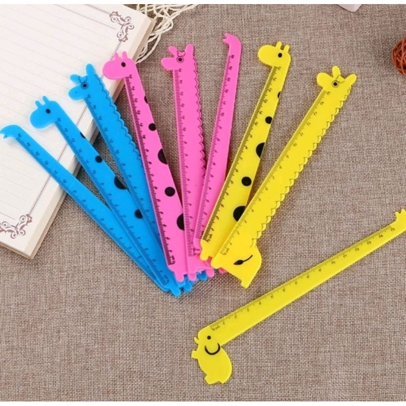 

Penggaris Motif Jerapah Ruler 15cm