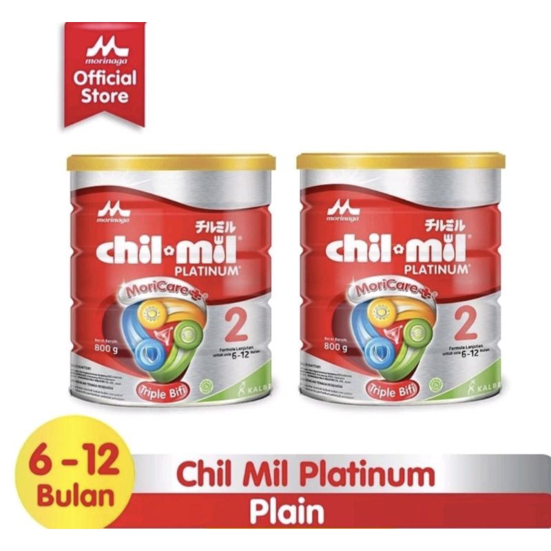 Chilmil Platinum 400gr / 800gr 6-12 Bulan | Morinaga