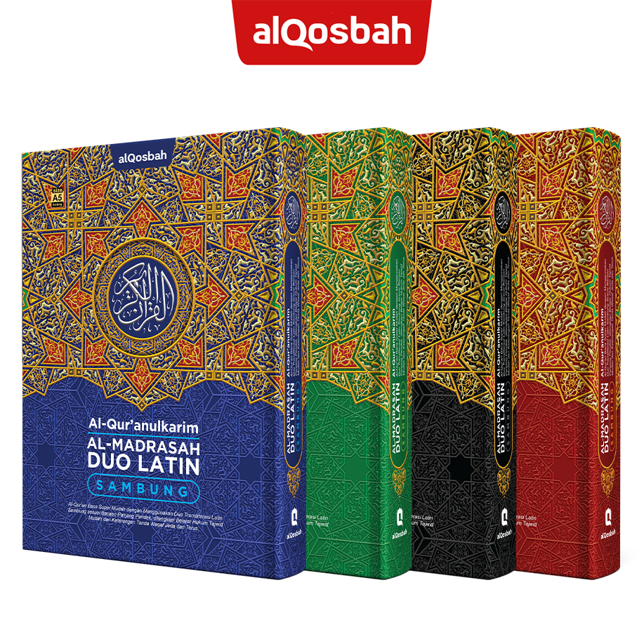 

AL QURAN Al Madrasah Duo Latin Sambung Ukuran A4 - AL QOSBAH