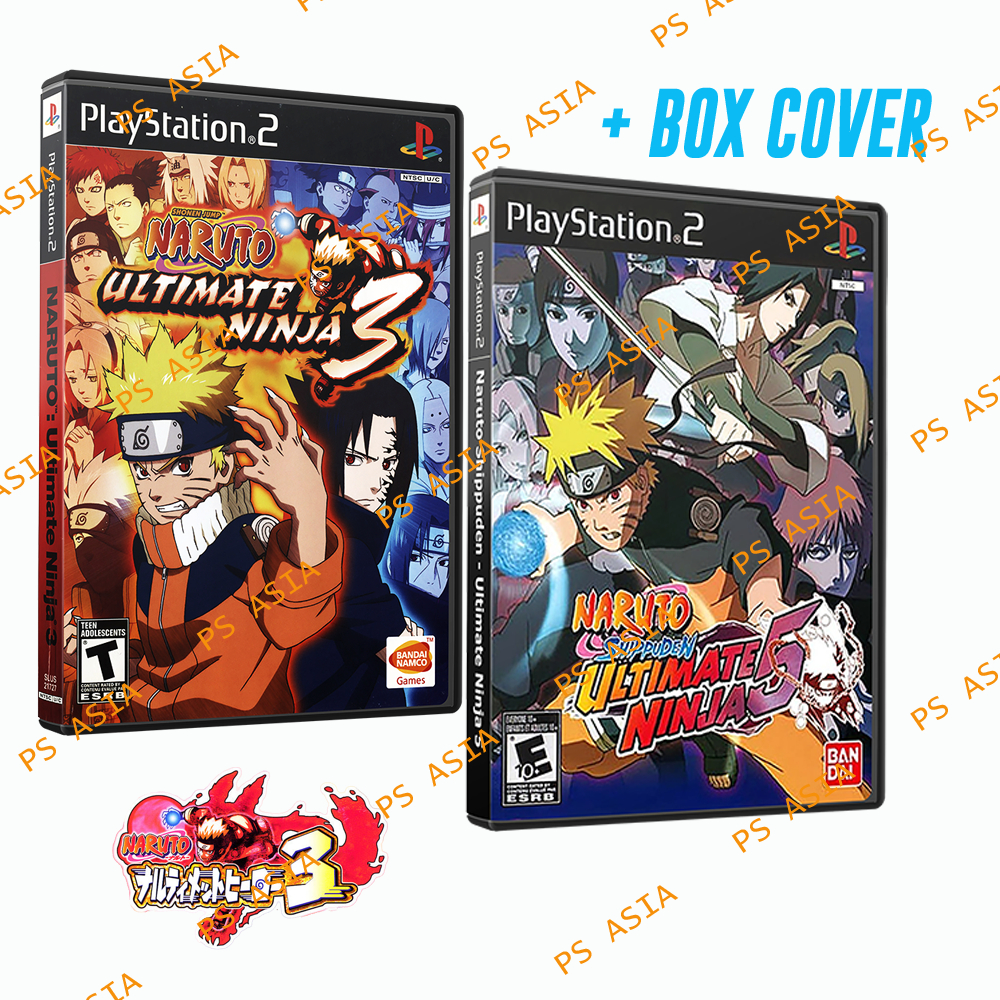 Kaset PS 2 Naruto Ultimate Ninja The Series - Naruto Ultimate Ninja 5 - Naruto Uzumaki Chronicles