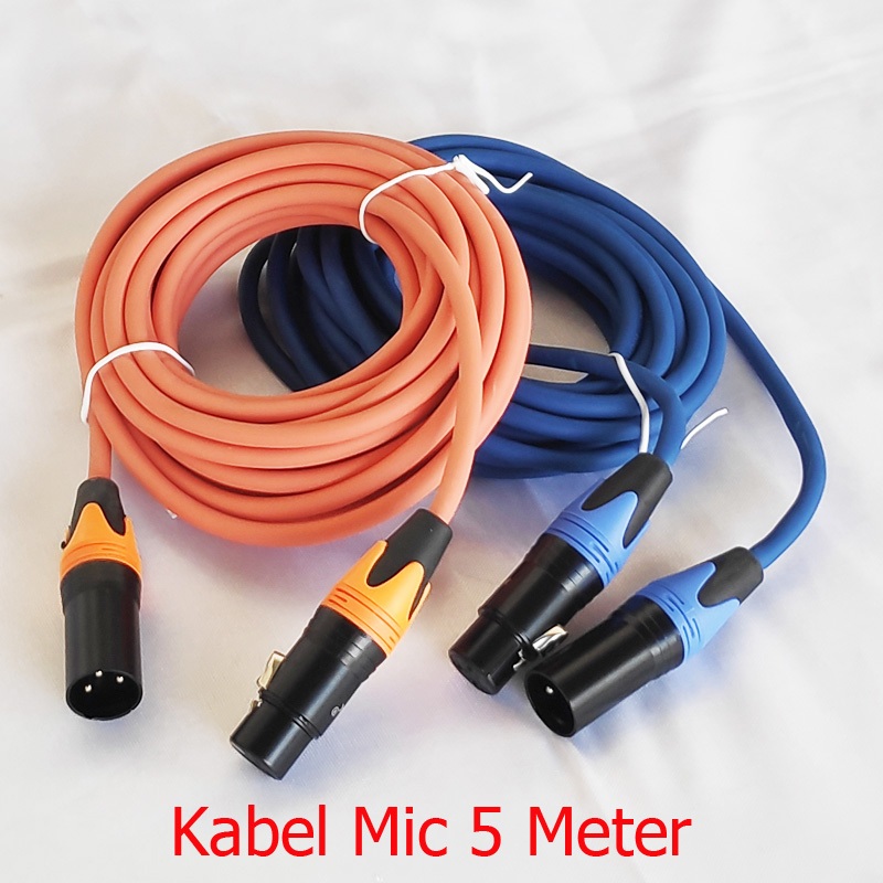 KABEL MIC 5M KABEL SAMBUNG MICROPHONE KABEL MICROPHONE XLR CABLE