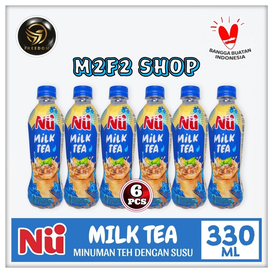 

NU Milk Tea | Teh Rasa Susu Original Botol Pet - 330 ml (Kemasan 6 Pcs)