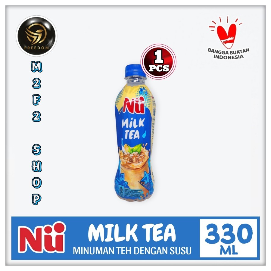 

NU Milk Tea | Teh Rasa Susu Original Botol Pet - 330 ml (Kemasan Satuan)