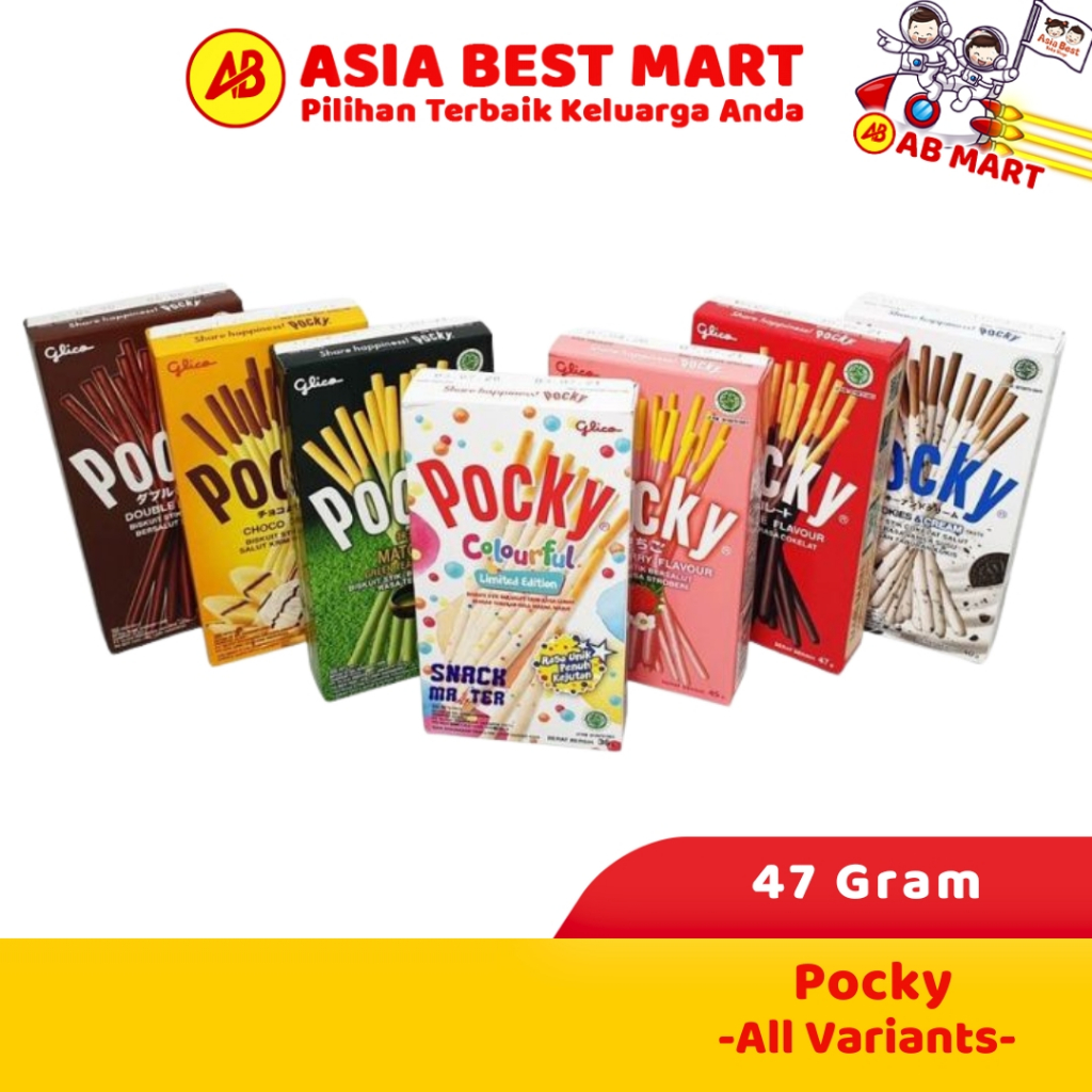 

Pocky Chocolate Stick Biscuit 47 G Cemilan Snack