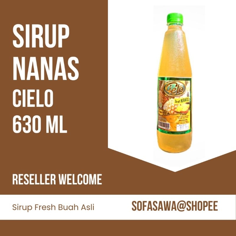 

Sirup Nanas Cielo 630 ml (Free Packing)